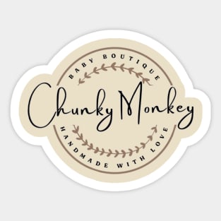 Chunkey Monkey Sticker